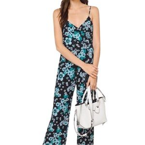 NWT Michael Kors Floral Printed Georgette Jumpsuit